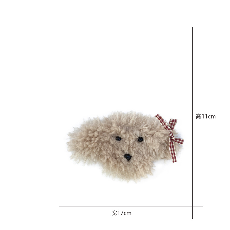 批发卷毛狗狗布贴毛绒布贴衣服修补破洞补丁贴diy装饰辅料绣花贴详情6