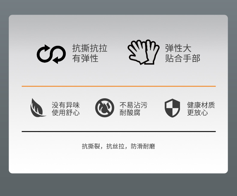 手套劳保手套耐磨工地男士带胶钢筋木工瓦工架子工防滑不臭手透气详情4