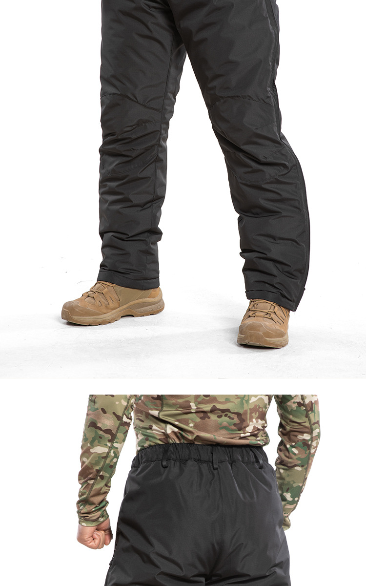 唤龙LIG冬季滑雪服裤子男士加厚全开拉链防泼水迷彩棉裤详情9