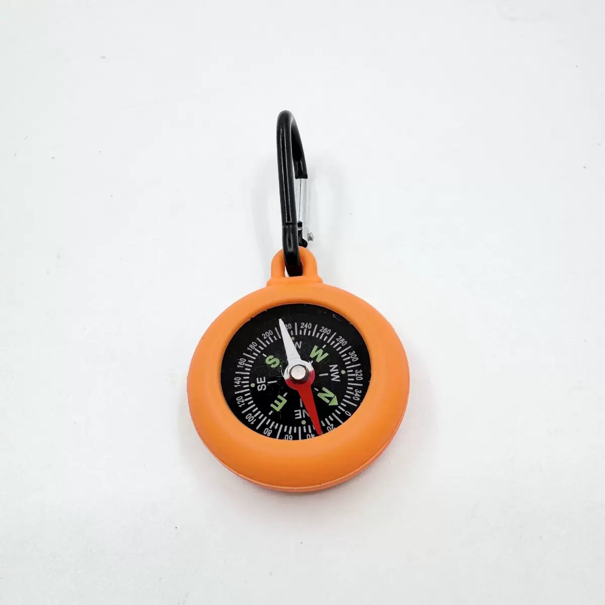 厂家供应新款挂扣配件指南针带扣橡胶彩色硅胶材质指南针详情4