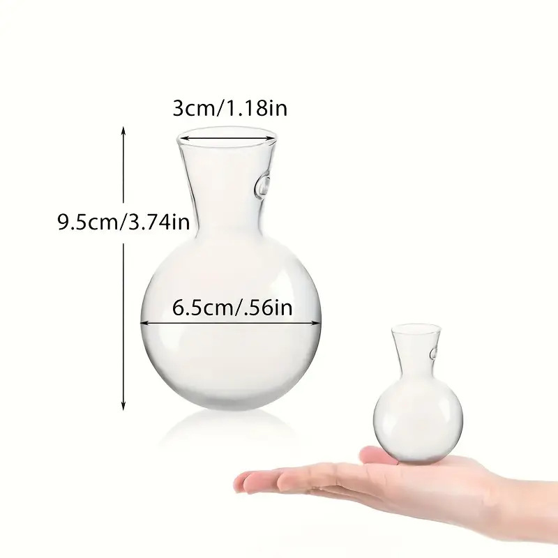 现代壁挂式水培花瓶透明水养插花挂墙上花盆绿萝水培器皿植物装饰详情8