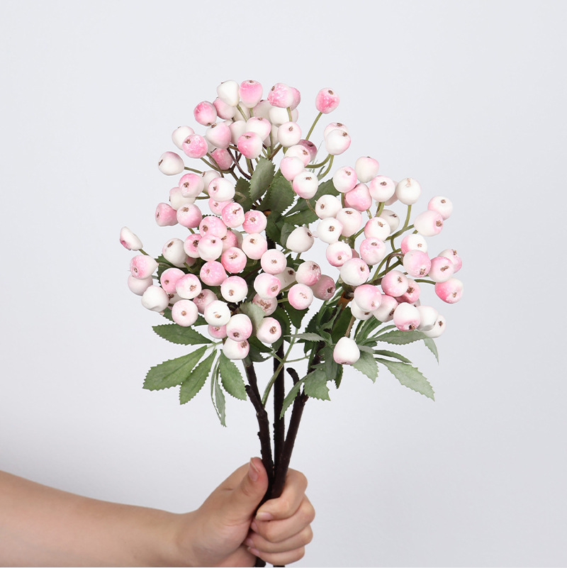 仿真植物蓝莓果果实浆果树枝树杈拍照布置场景装饰绿植造景仿真花详情2