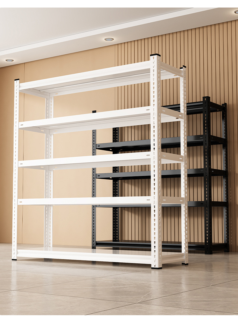 跨境专供货架置物架多层厨房微波炉收纳家用阳台落地仓库角钢架子详情13