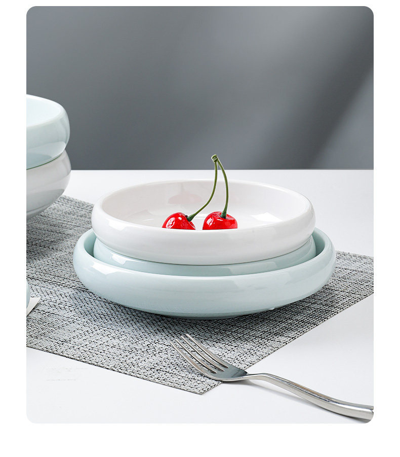Melamine imitation porcelain small plates, Korean-style round small dish plates, snack plates, creative cold dish small plates for hotel restaurants, commercial use pic 15