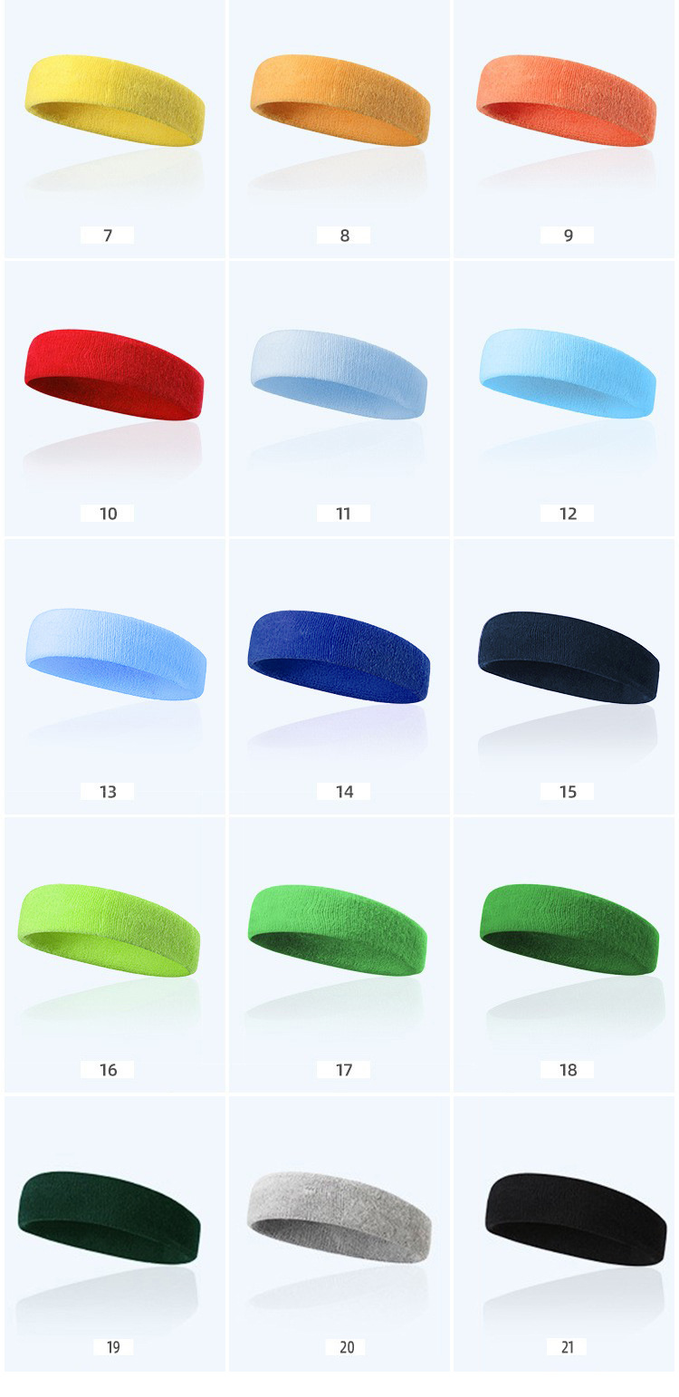 Customized sports headbands, sweat-wicking belts, fashionable running, fitness, yoga sweat-absorbing ribbons, headscarves, headbands, and embroidered headbands pic 8