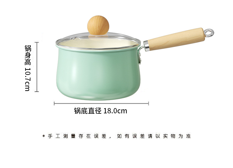 Ceramic small milk pot, household baby food pot, household snow flat pot, ceramic non-stick pot, universal stove, small soup pot pic 14