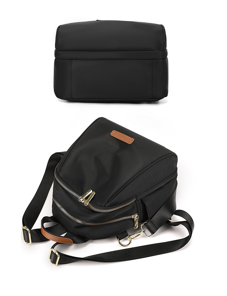 韩版气质简约女士双肩包新款百搭质感休闲包轻盈背包潮流靓丽女包详情28