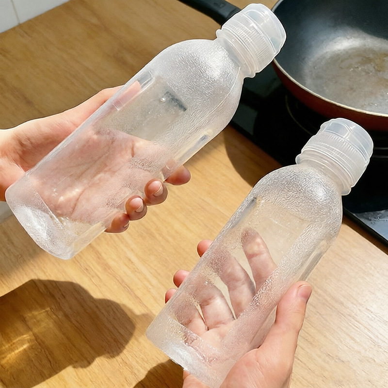 塑料调料尖叫油瓶不挂油控量油壶酱油醋挤压瓶沙拉酱番茄酱挤酱瓶详情1