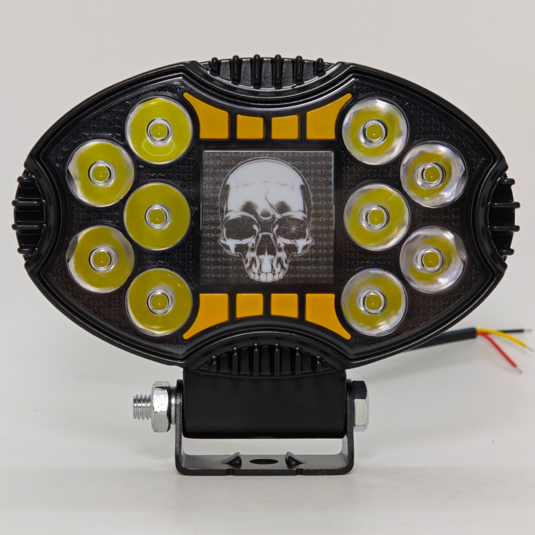 Round 4-inch square with daytime running lights, LED work lights, off-road vehicle spotlights, headlights and truck headlights pic 9