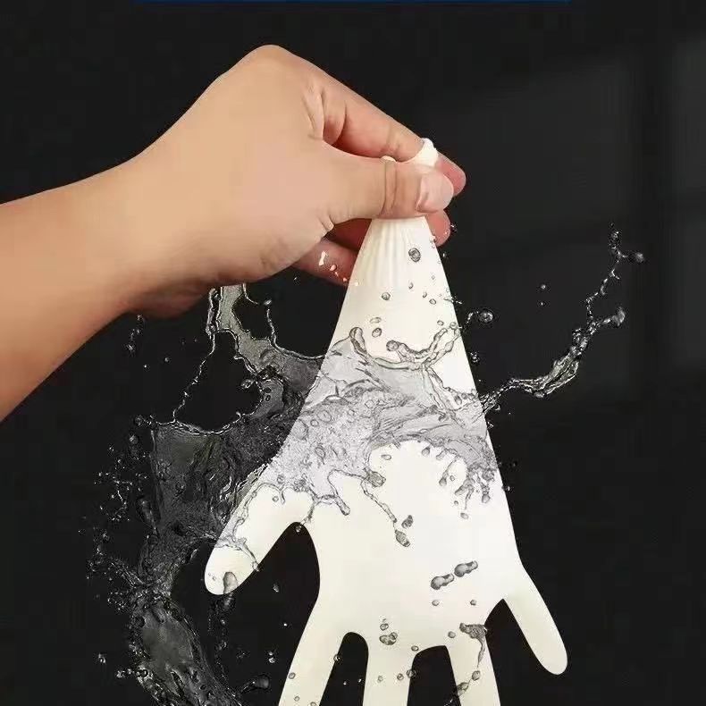 Disposable rubber latex gloves, massage, beauty, dishwashing touch screen, waterproof, durable, thickened food-grade nitrile gloves pic 3