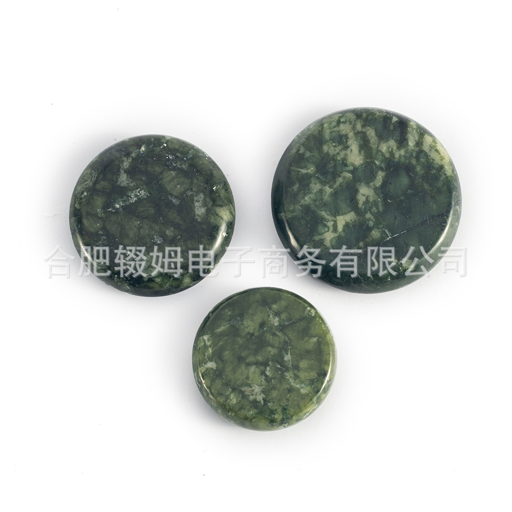 橄榄绿玉恒温加热能量石SPA热石美容院足疗足浴精油推拿按摩石详情21