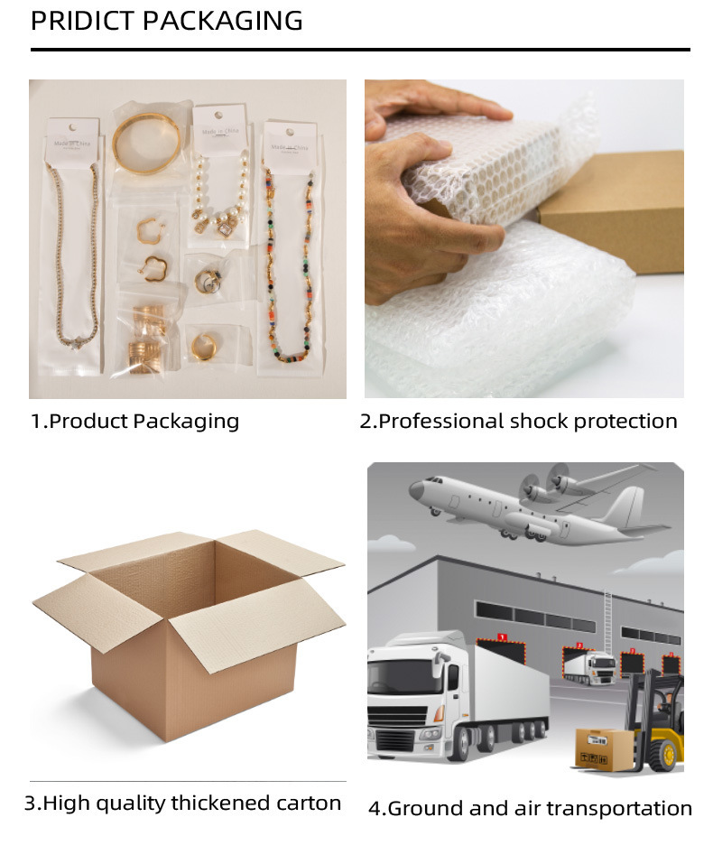 谜丽 星星贝珠设计感多层项链欧美风热销通勤叠戴钛钢18K真金饰品详情16