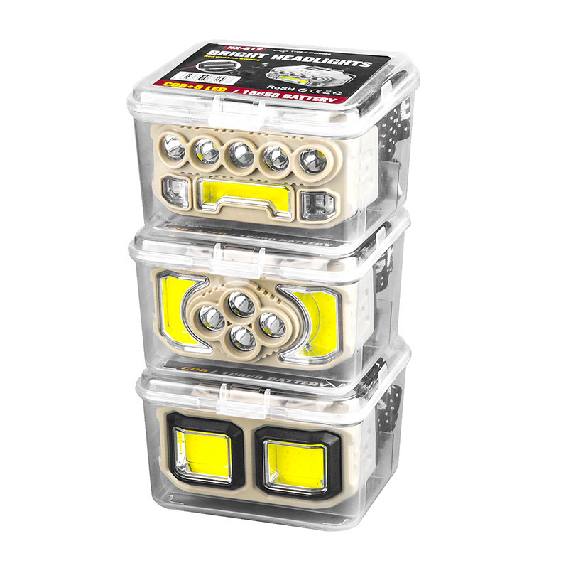 PLD's new outdoor multi-functional charging sensor headlight, led ultra-bright head-mounted USB warning light and work light pic 18