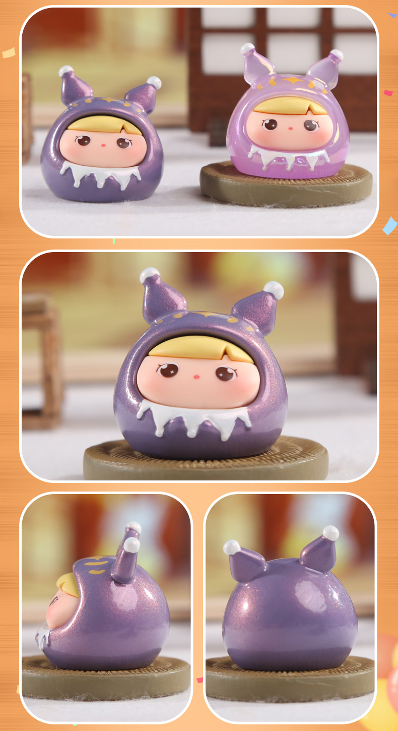 萌趣可爱小团子盲盒批发手办小摆件直播热销礼物公仔办公室装饰品详情13