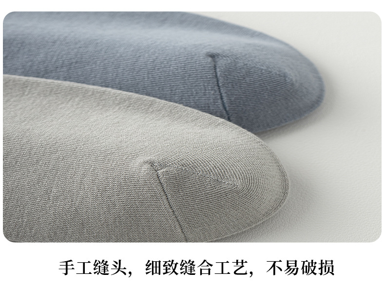 诸暨男士春夏短袜纯色棉袜透气吸汗运动隐形船袜男袜薄款男袜子详情22