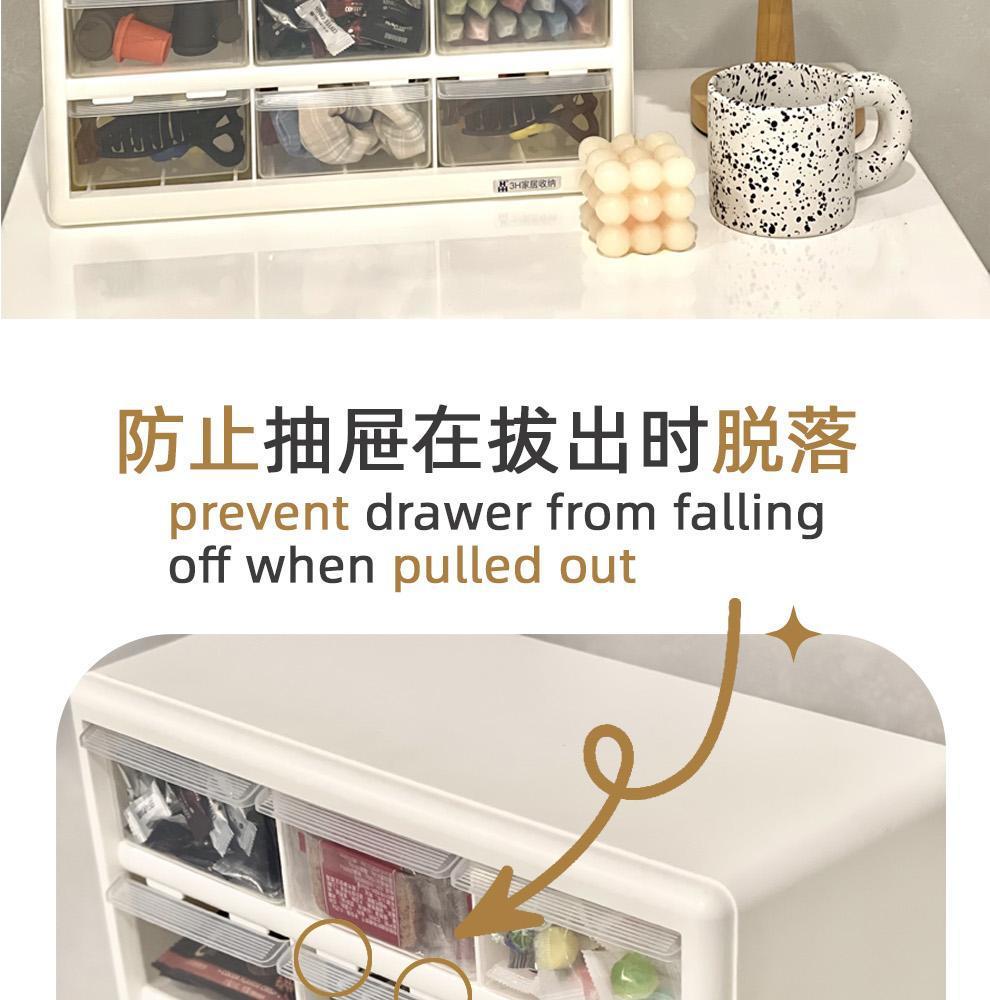 抽屉式零件盒收纳柜箱家用分格塑料透明工具盒收纳物料盒子大容量详情26