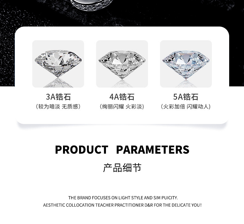 New internet-famous necklace, versatile for women, niche design, high-end and elegant double-ring collarbone sweater chain, silver jewelry wholesale pic 4