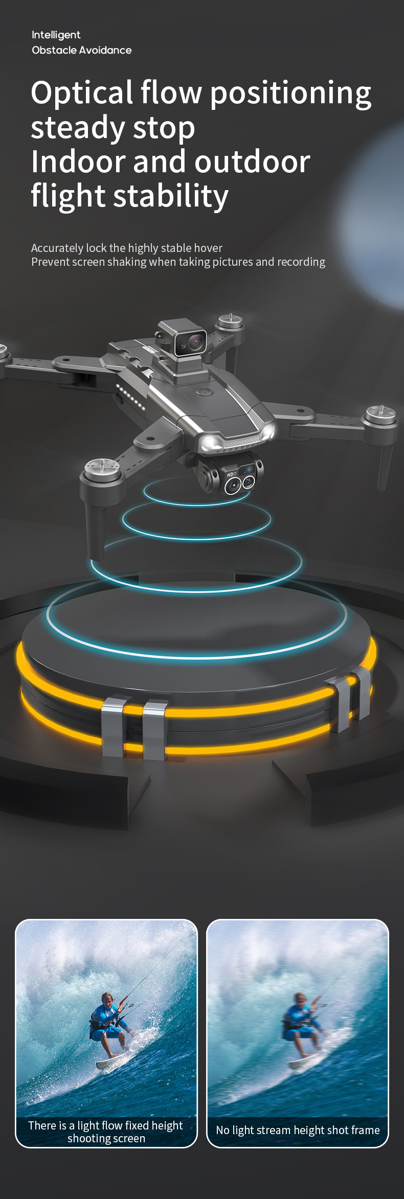 Cross-border new product J5 Drone brushless GPS positioning high-definition aerial photography obstacle avoidance four-axis remote control aircraft toy gift box pic 33