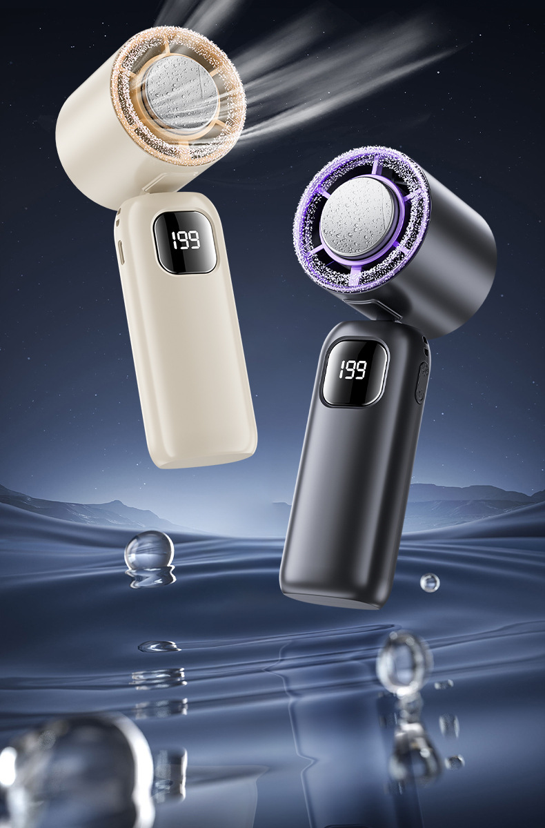 新款手持风扇199档高速暴力跨境户外充电便携式usb制冷小风扇批发详情2