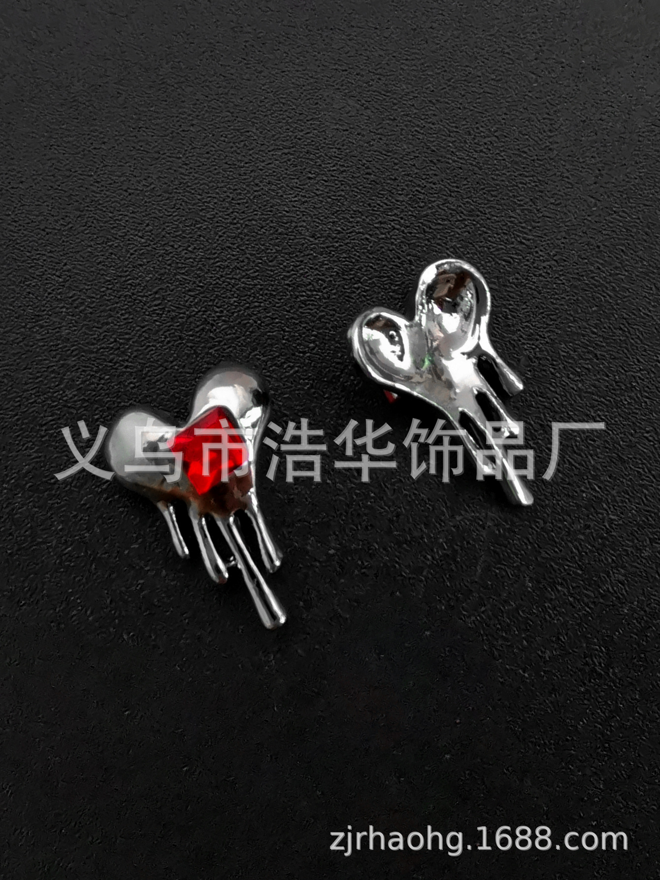 Punk-style Halloween cross alloy nail accessories, star moon heart-shaped nail accessories, nail drill wholesale pic 14