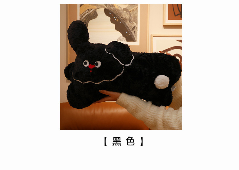 Creative Dudu dog throw pillows, cute puppy plush toys, sofa cushions, soothing dolls, living room decoration gifts pic 13