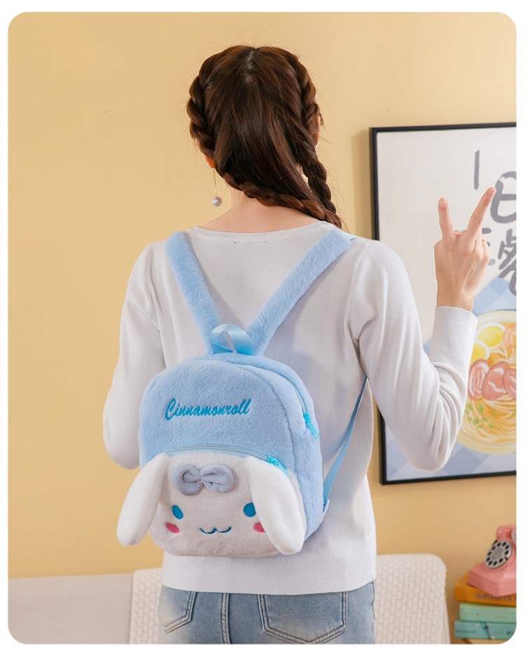 儿童潮流双肩背幼儿园书包开学背包卡通毛绒玩偶玩具男女孩旅行包详情10