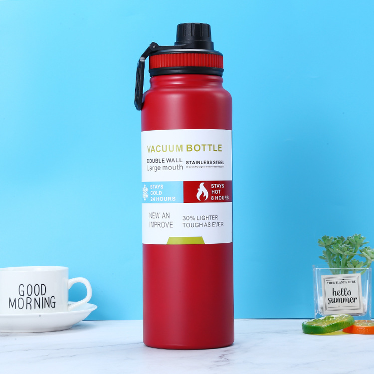 大容量800ml户外运动水杯！304不锈钢保温太空杯水壶详情6