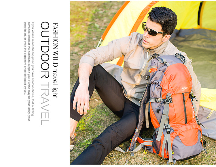 Yitu Hiking Bag, Cross-border Outdoor Sports, large-capacity nylon backpack, multi-functional outdoor backpack for hiking and sports pic 43