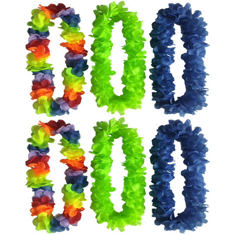 夏威夷花环表演颁奖花环酒吧花环送歌手的花环挂脖子公司会花环详情8