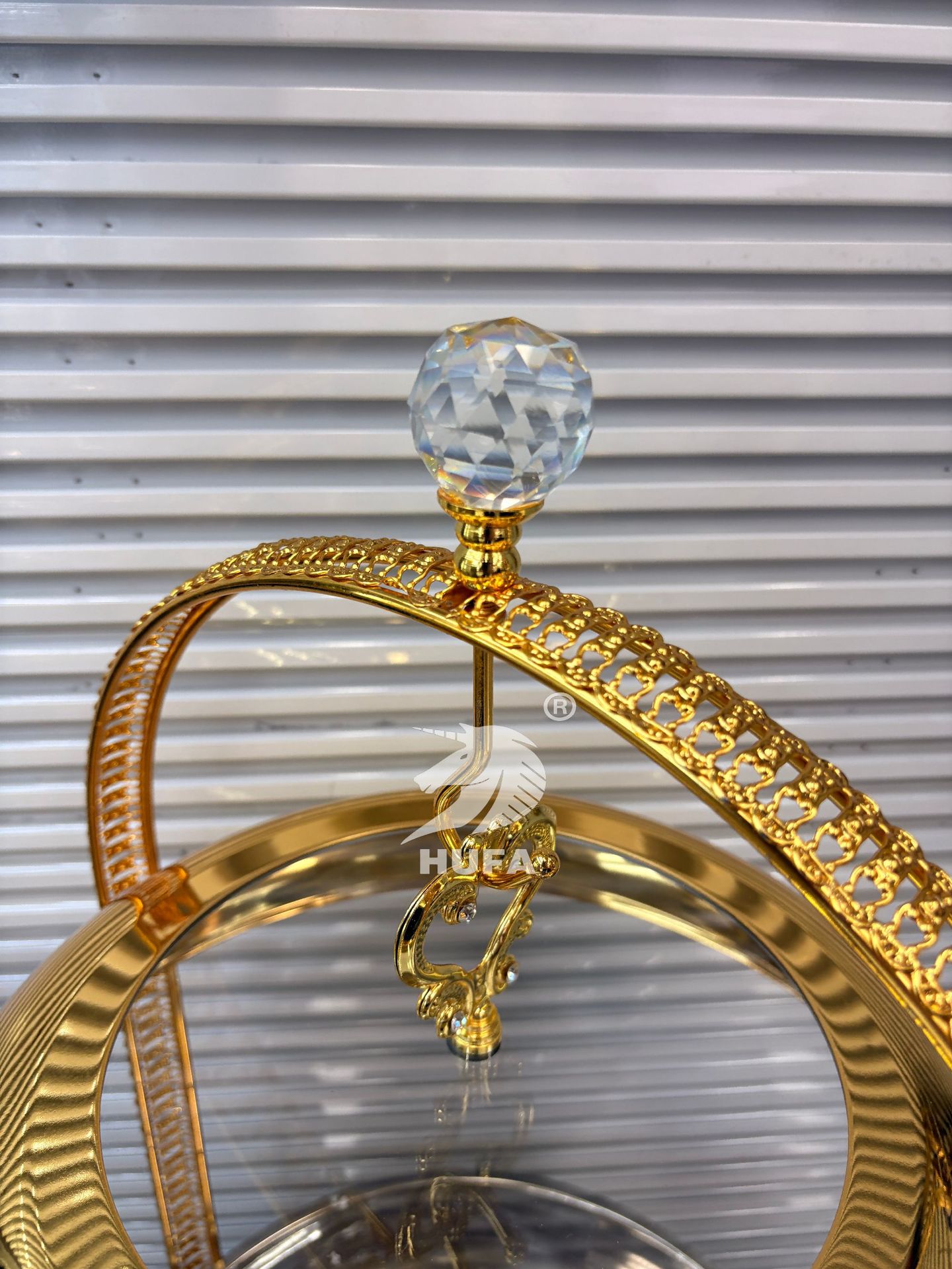 Cross-border stainless steel alcohol stove, hotel buffet stove, luxurious golden insulated stove, Chafing Dish pic 5