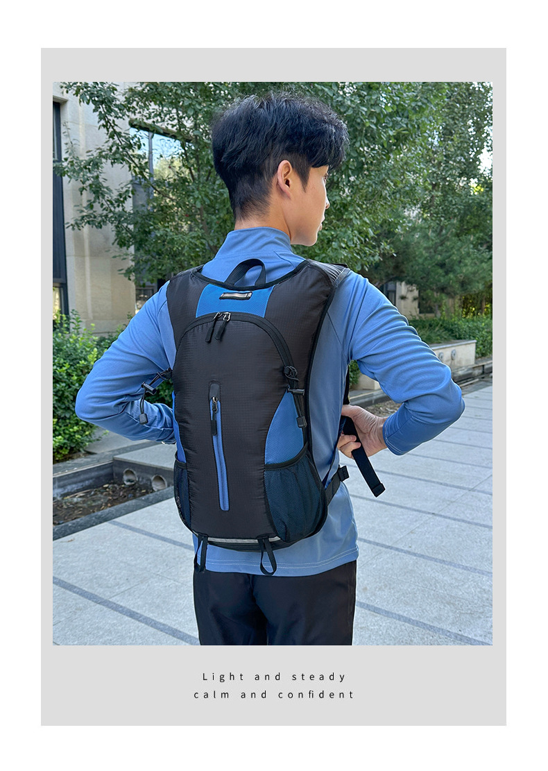 Outdoor sports cycling backpack, ultra-light hiking and mountaineering bag, wear-resistant, waterproof, lightweight travel multi-functional backpack pic 21