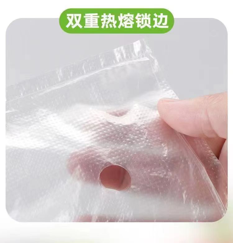 白色加厚透明加大号手提塑料袋透气打孔袋子背心袋水果蔬菜防雾袋详情8