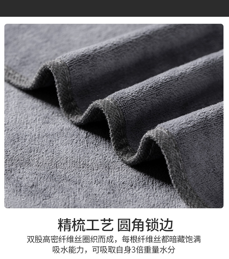 洗车毛巾擦车布专用汽车用品吸水不掉毛内饰不留水印无痕抹布清洁详情19