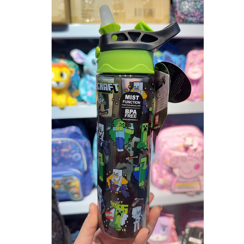 Australian smiggle straw water cup for boys, girls, children and students is a lightweight and transparent portable cup with a large capacity of 650ml pic 7