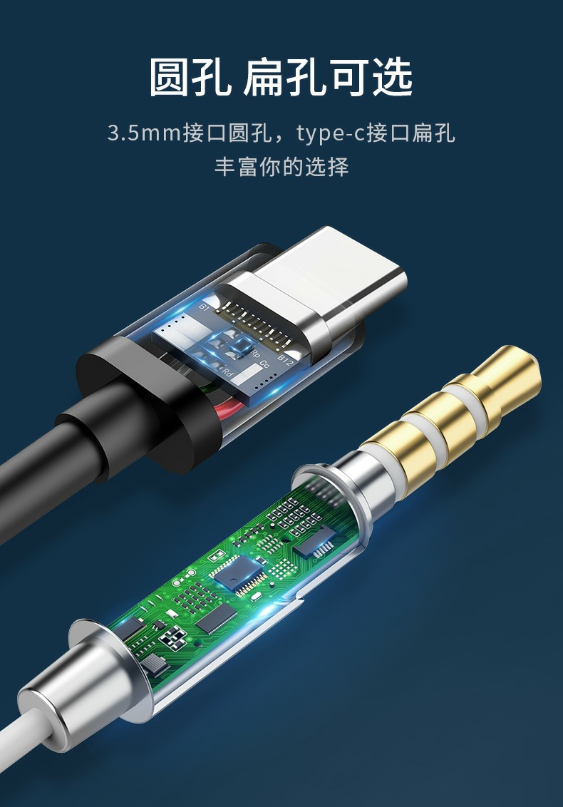 适用耳机OPPO入耳式type-c安卓电脑华为运动游戏手机苹果有线耳机详情36