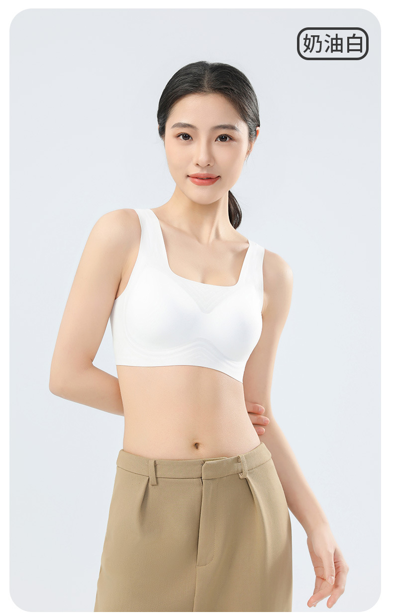 无痕内衣夏季薄款舒适透气大胸显小无钢圈内衣女聚拢女士文胸胸罩详情18