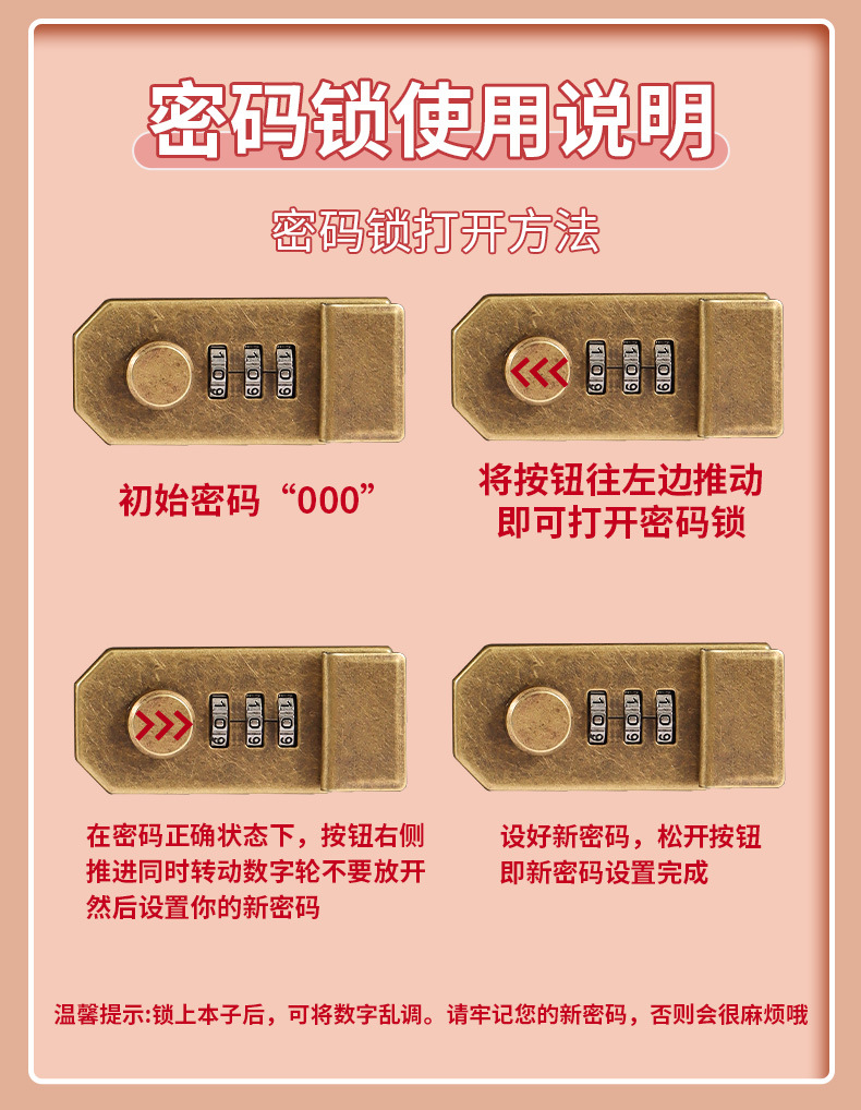 In-stock password savings notebook can hold cash and banknotes. Large-capacity storage book. Financial money bag. Get rich quickly and save money pic 10