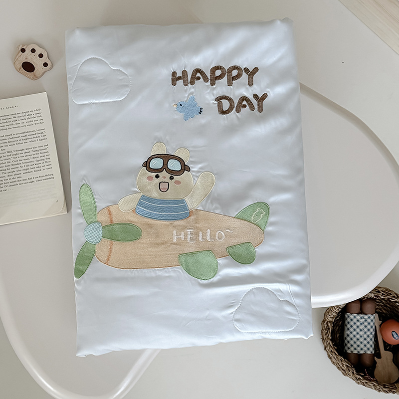 A类亲子款60支兰精天丝儿童夏被婴幼儿空调夏凉被午睡学生薄被子详情25