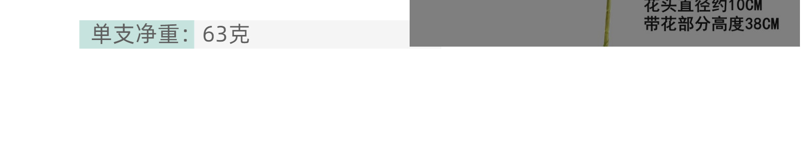 仿真蝴蝶兰9头大兰花仿真花婚礼拍摄家居装饰蓝色假花绢花批发详情4