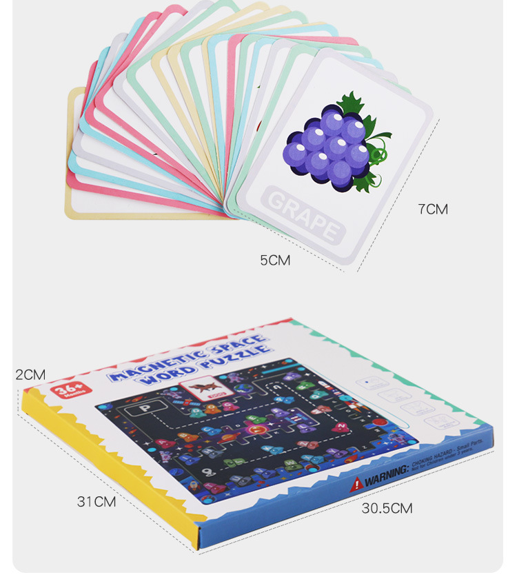 Baby magnetic color classification, positioning, counting board, pen movement maze, math enlightenment, cognitive matching, wooden toys pic 171
