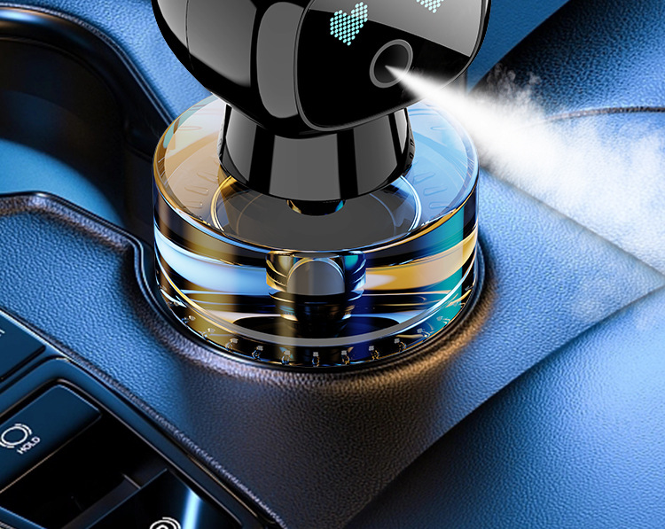 新款车载香水香薰高级感自动喷雾汽车香氛智能喷雾香薰机香水座详情22