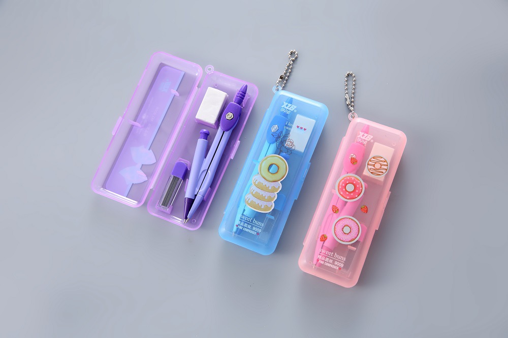 厂家直销批发学中宝卡通圆规学生文具附笔芯XZB-9009详情6