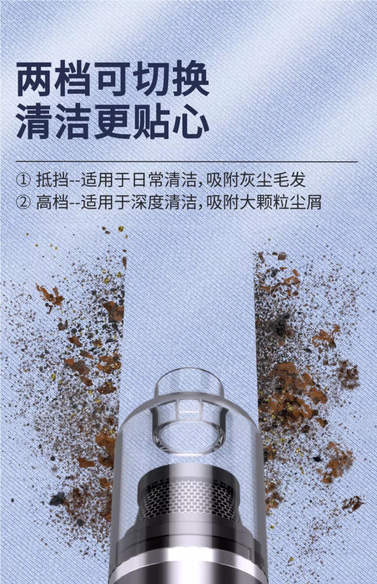 15kpa car vacuum cleaner, mini with strong suction power, brushless handheld, small, dual-purpose for blowing and suction, wireless cross-border grout sealing pic 22