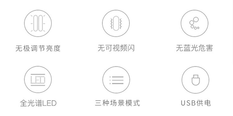 磁吸台灯酷毙灯宿舍灯管LED学习灯USB灯充电阅读灯大学生灯书桌灯详情3