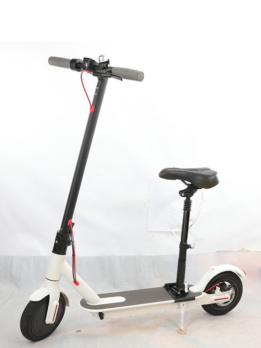 跨境双重减震鞍座零配件通用款快速折叠免打孔小米电动滑板车座椅详情8