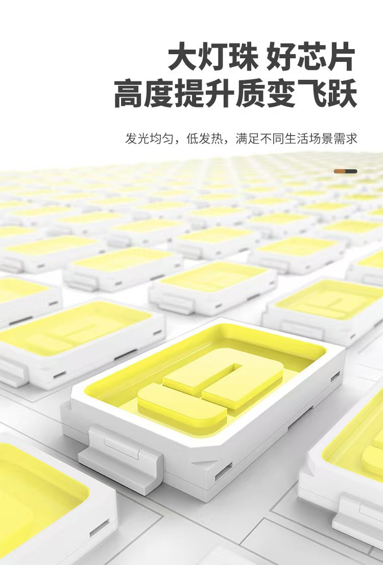 LED灯带三排180灯外墙专用家装工程户外防水灯带220v高压led灯条详情16