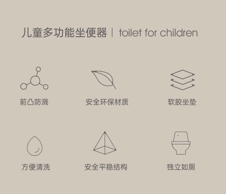 严选儿童马桶坐便器男女小孩尿便盆易清洁家用带灯宝宝如厕训练详情4