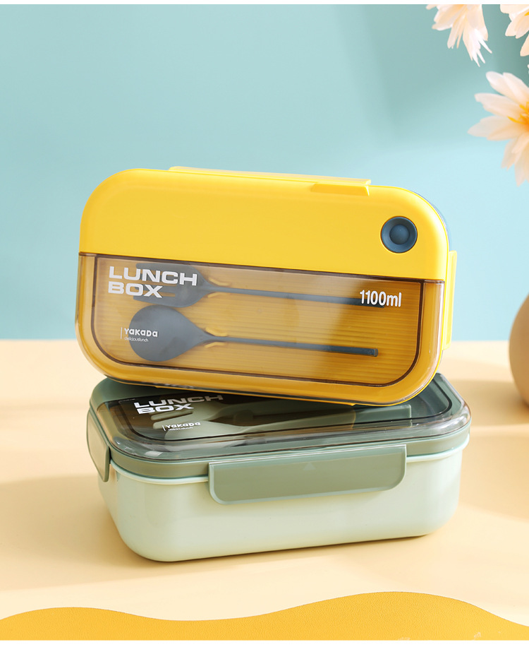 INS plastic lunch box, microwave oven portable, student, adult, office lunch box, Japanese bento box pic 16