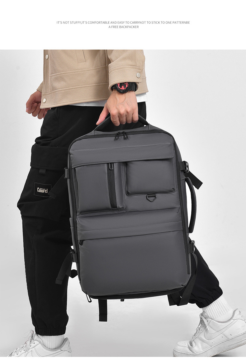 商务出行背包大容量双肩包行李包户外旅行出差通勤登机背包详情20