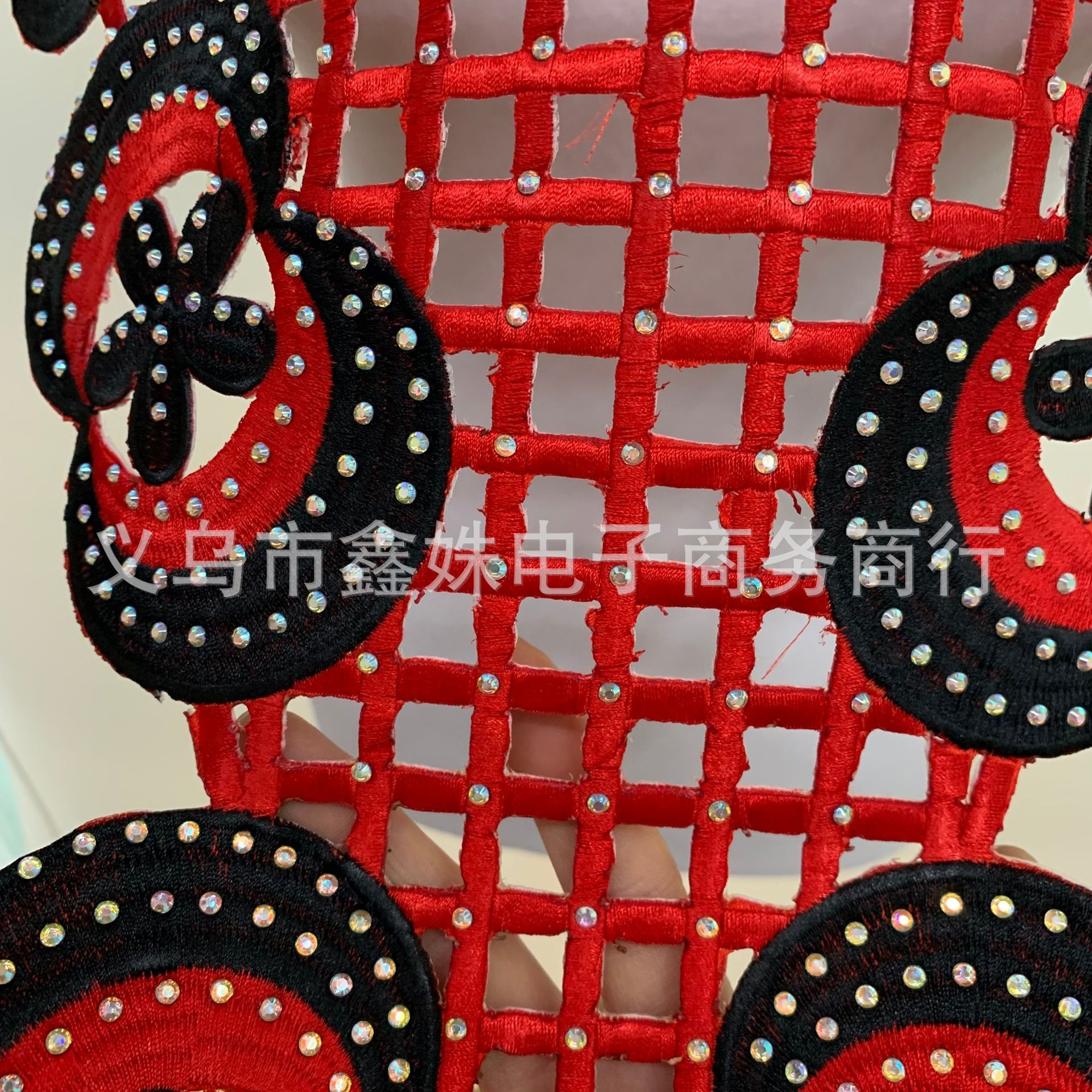 Embroidery, rhinestone and diamond fabric with adhesive backing decoration for foreign trade clothing accessories pic 20